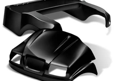 DoubleTake Phantom Golf Cart Body set in black