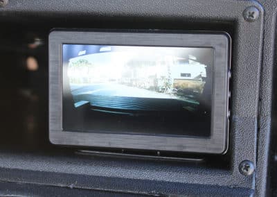 Backup Camera in golf cart dashboard