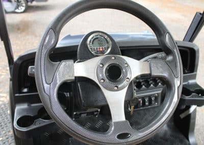 Custom dashboard and steering wheel