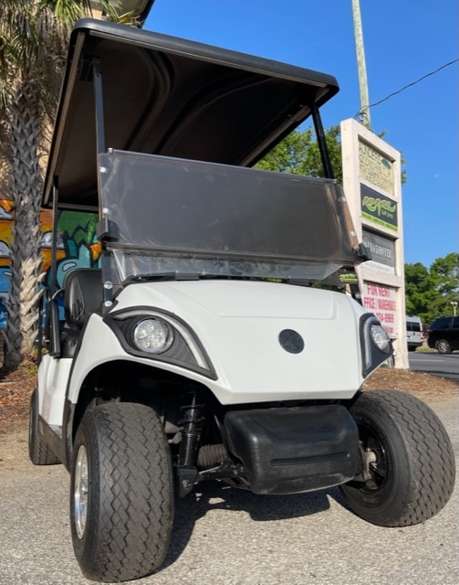 2018 white yamaha drive 2 golf cart