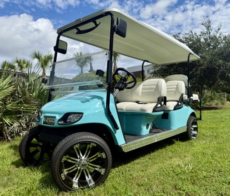 2023 EZGO Low Speed Vehicle with New Batteries - Image 3